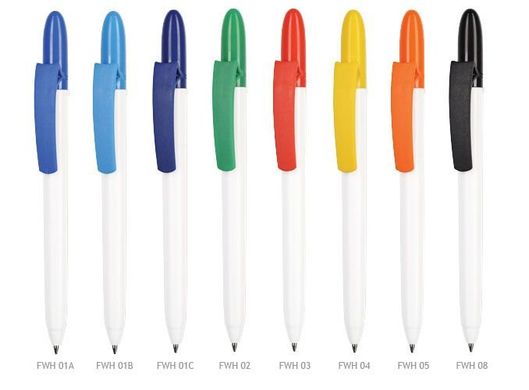 Авторучка пластиковая Viva Pens Fill White