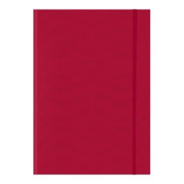 Книга записная А4 Brunnen Melissa, клетка, красная