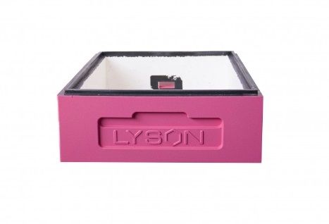 Корпус для 1/2 10-ти рамкового вулика Дадан фарбований Lyson W1018_R, рожевий